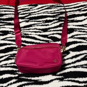 Lululemon Athletica Vibrant Magenta Crossbody Bag